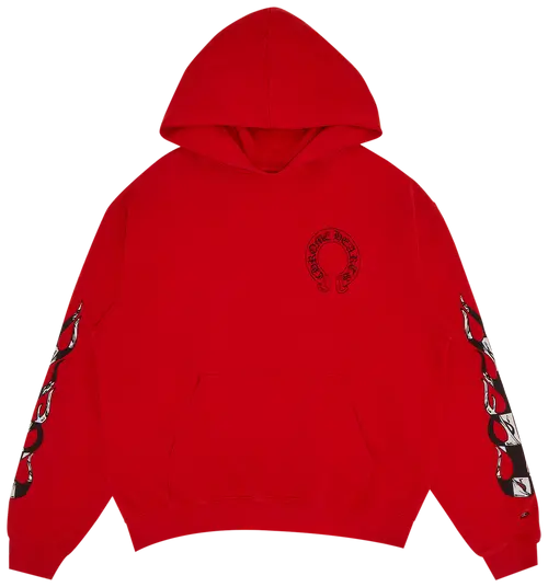 Chrome Hearts x Matty Boy Flames Hoodie 'Red'