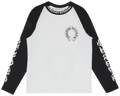 Chrome Hearts Horseshoe Neck Logo 3/4 Shirt 'Black/White'