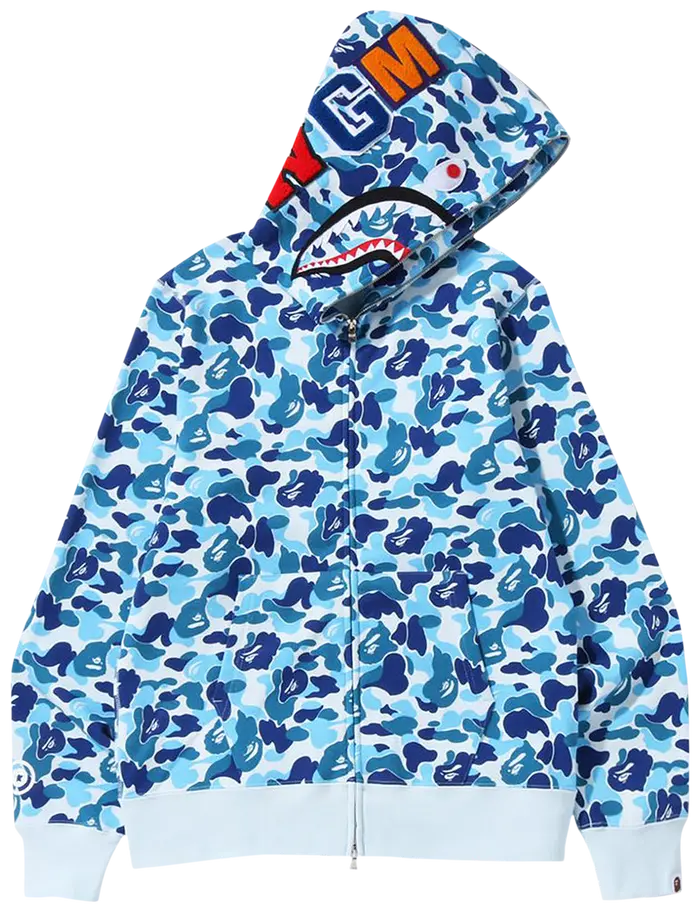 BAPE Color Camo Shark Full Zip Hoodie