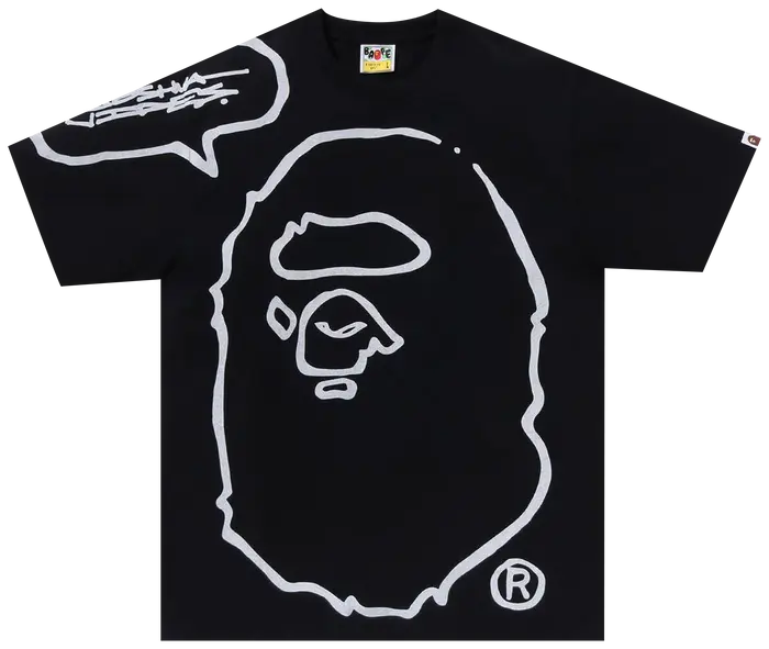 BAPE x Joshua Vides Ape Head Tee 'Black'