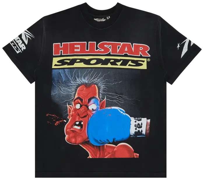 Hellstar Knock-Out T-Shirt 'Black'