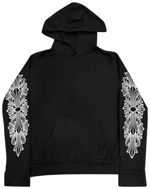 Chrome Hearts Script Logo Hoodie 'Black'