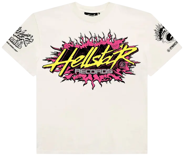 Hellstar Records T-Shirt 'White'