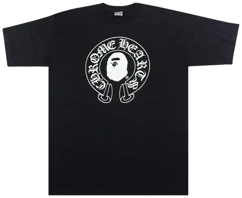 BAPE x Chrome Hearts T-shirt 'Black'
