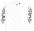 Chrome Hearts Chrome Hearts Love You Floral Crewneck Sweatshirt 'White'