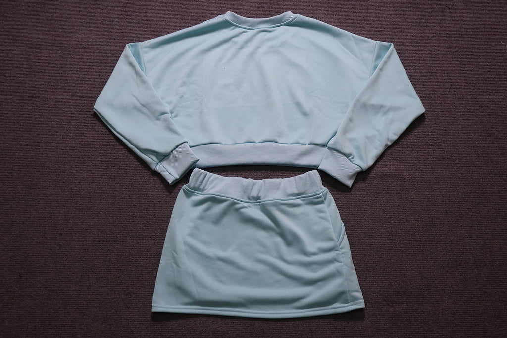 ALO Long Sleeve and Skirt Set