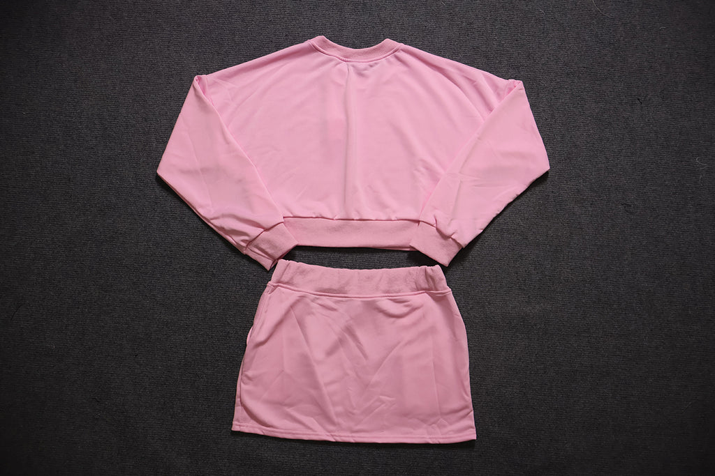 ALO Long Sleeve and Skirt Set