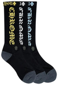 Chrome Hearts Socks (3 Packs) Multicolor