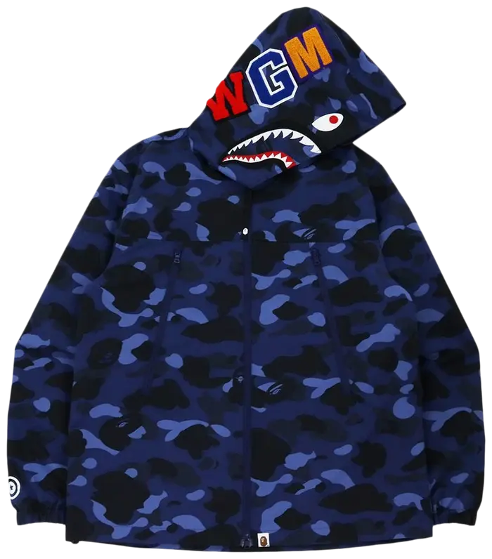 BAPE Color Camo Shark Full Zip Hoodie