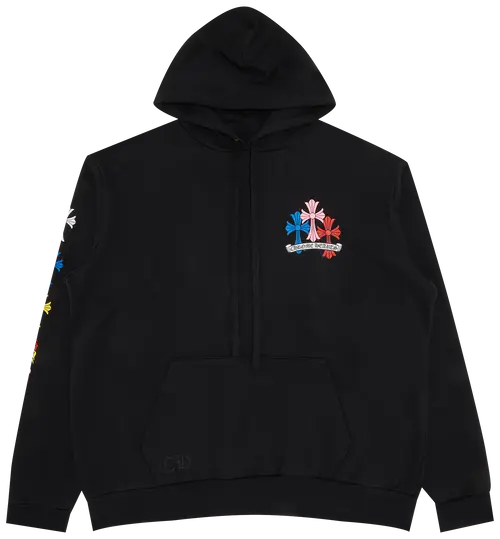 Chrome Hearts Cross Hoodie 'Black/Multicolor'