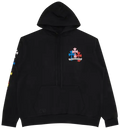 Chrome Hearts Cross Hoodie 'Black/Multicolor'